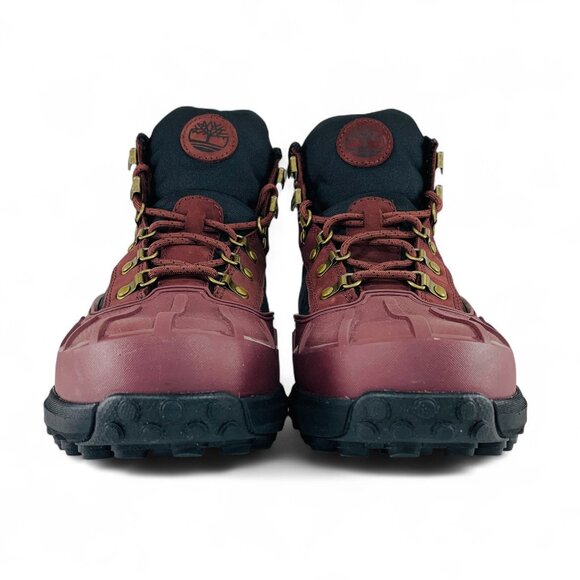 Timberland Converge Waterproof Duck Boot Burgundy Nubuck Men's Boots A26JR - Picture 5 of 10